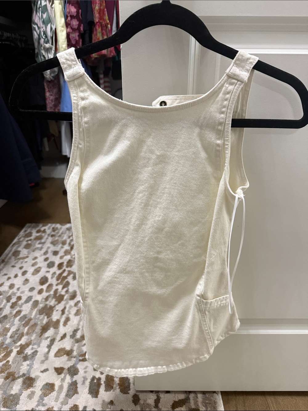 Free people Cream backless top